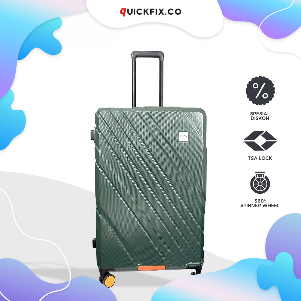 Jual QUICKFIX Koper Polycarbonate TOPA 28 inch Stylish untuk Perjalanan ...