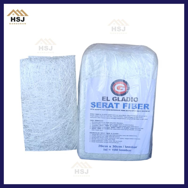 Jual Serat Fiber Anti Bocor Fiberglass Seng Talang Penambal Bocor ...