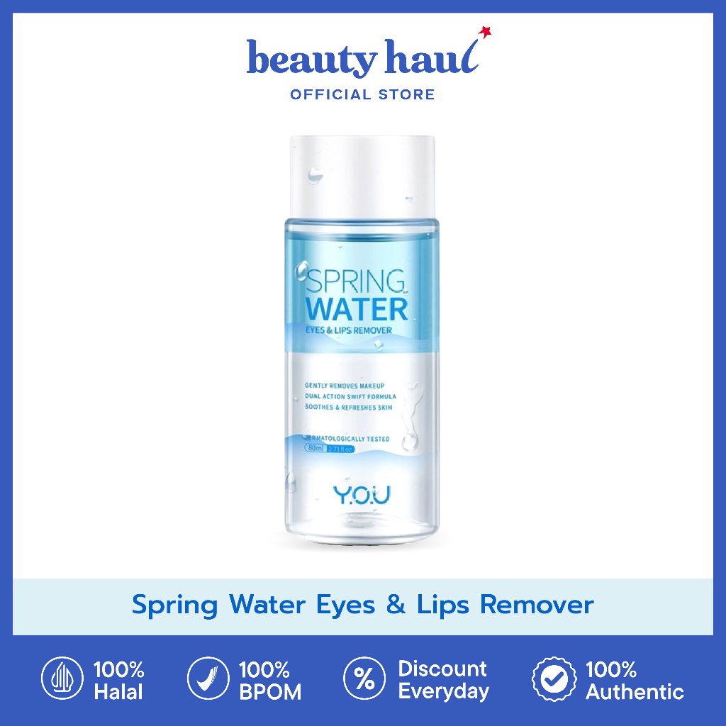 Jual YOU BEAUTY Spring Water Eyes & Lips Remover | Shopee Indonesia