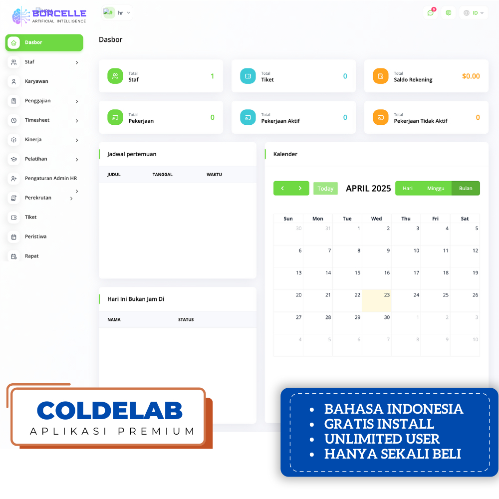 Jual Source Code Aplikasi HRD HRIS HRM Payroll Penggajian HRMGo PHP ...