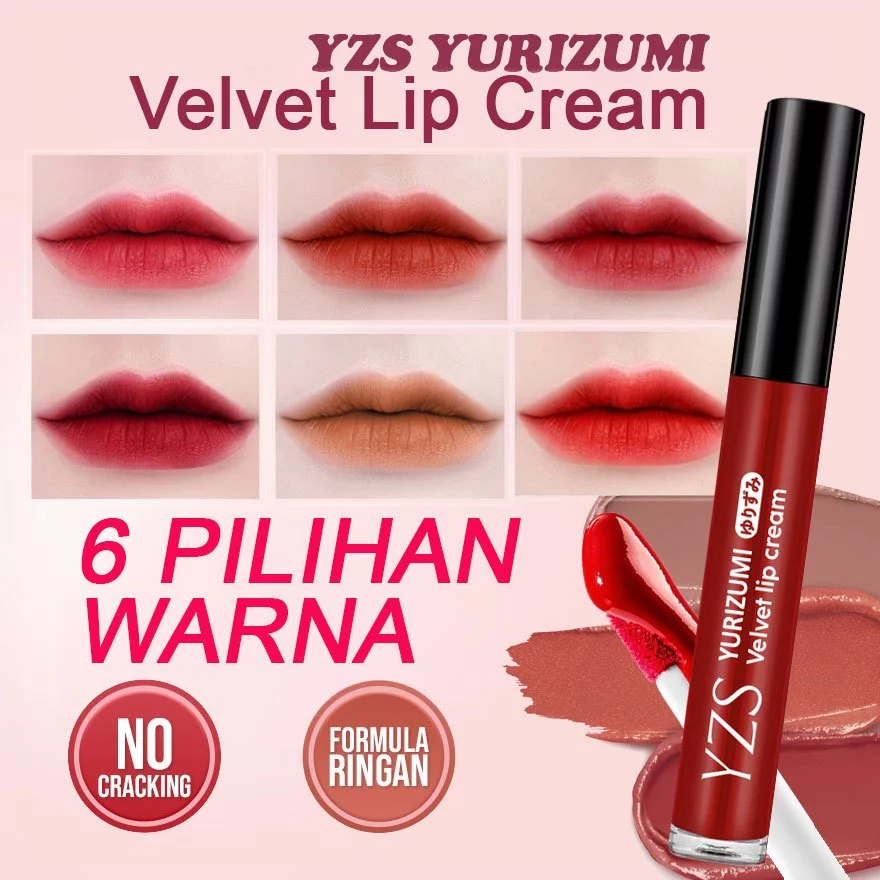 Pilihan 6 Warna Velvet Dreamy Matte Lip Cream YZS Lippie Cake Lipstick Creamy Tahan Lama | AutoStock