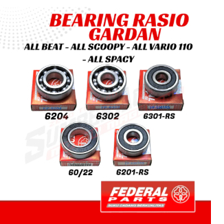 Jual BEARING RASIO BEAT FI BEAT ESP/SCOOPY/VARIO 110 ORIGINAL FEDERAL ...