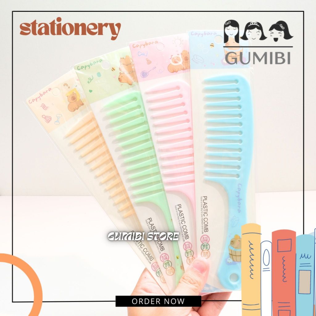 Jual SISIR BESAR CAPYBARA SISIR RAMBUT LURUS ANTI KUSUT ANAK MOTIF ...