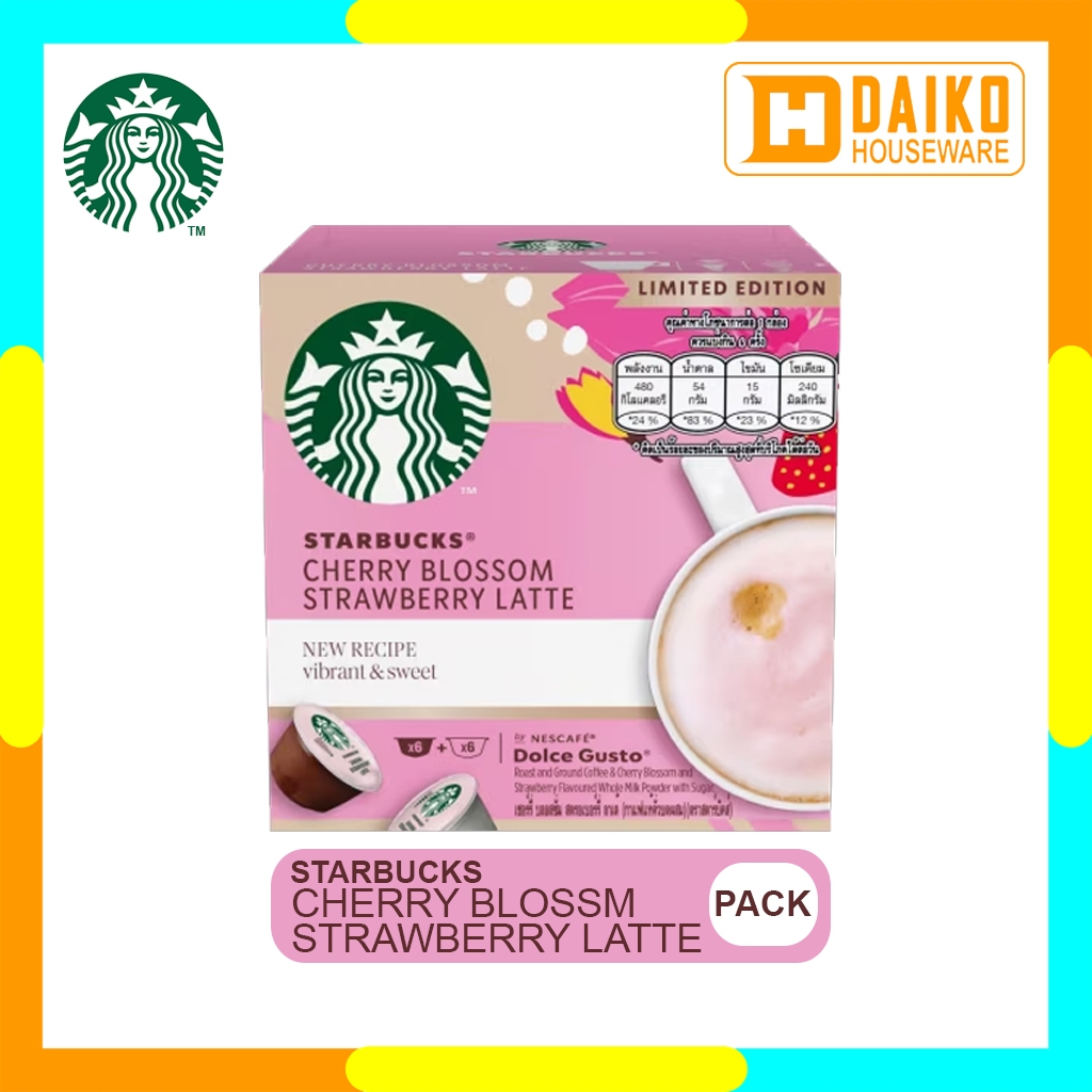 Capsule Starbucks Nescafe Dolce Gusto All Varian Rasa Kemasan Box Original  Kopi Kapsul Starbuck