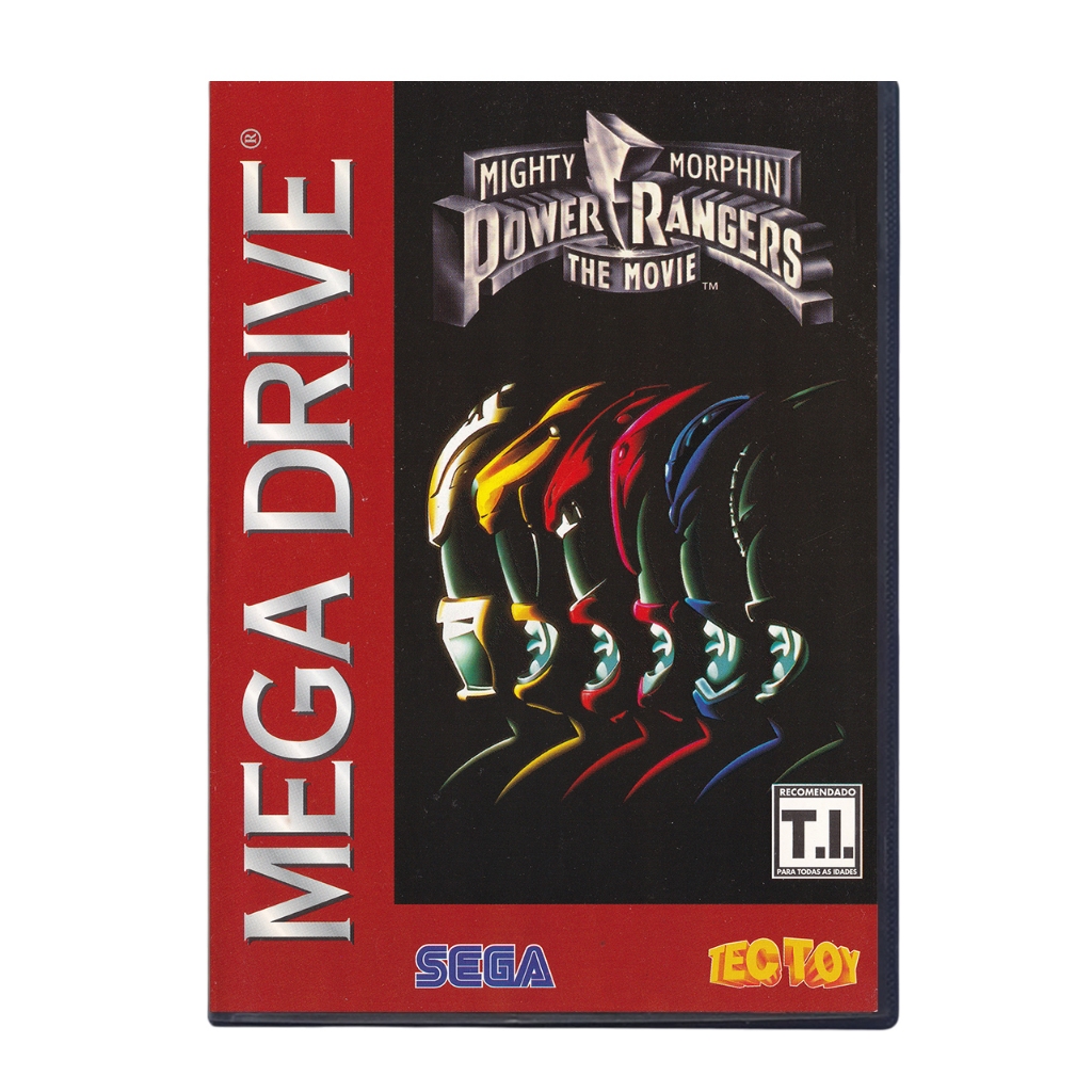 Jual Kaset Sega MD 16 Bit Power Rangers The Movie Ada Box Cleaned ...