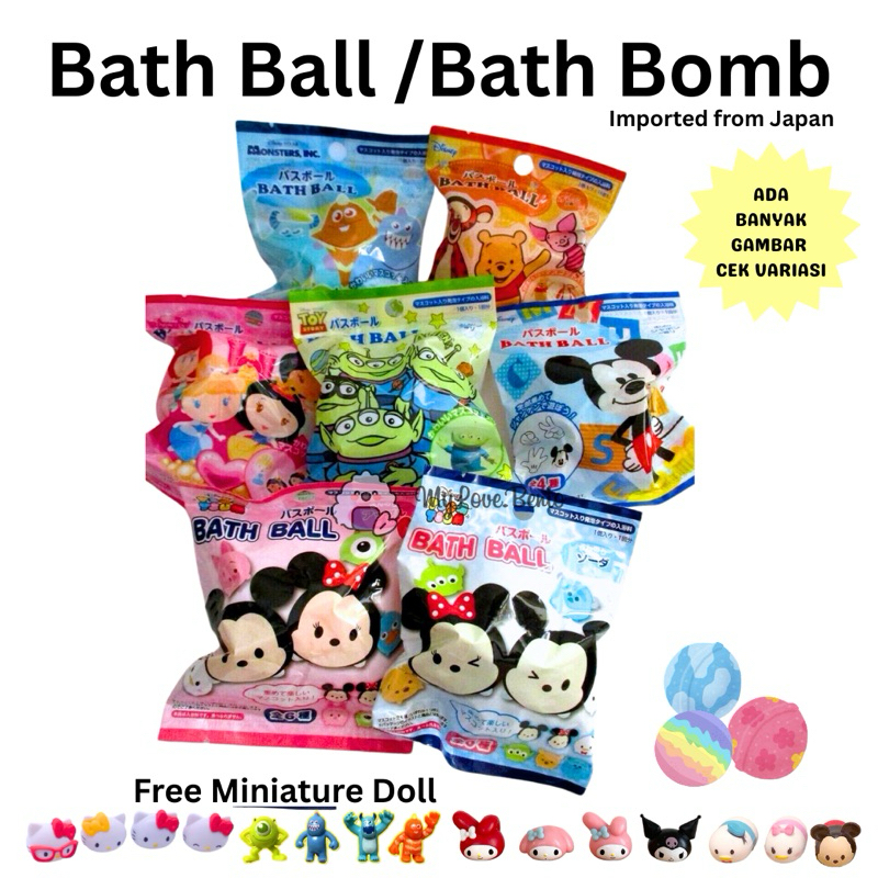 Jual Bath Ball Bath Bomb Sanrio Bathbomb Disney Sabun Mandi Bola Sabun ...