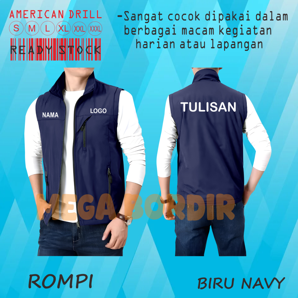 Jual Rompi Pria,Rompi Motor,Rompi Terlaris,Rompi Formal,Rompi Terbaru ...