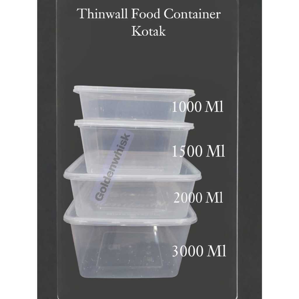 Jual Thinwall Sumo Box Kotak JUMBO SQUARE / SATUAN PC | Shopee Indonesia