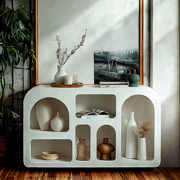 Jual Rak Display Aesthetic Nordic Style | Sideboard | Bedroom Art Deco ...