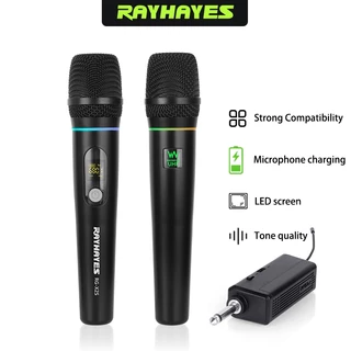 RAYHAYES Professional Wireless Microphone RG-X2S Mikrofon Tanpa Kabel Bisa di Charger Mikrofon