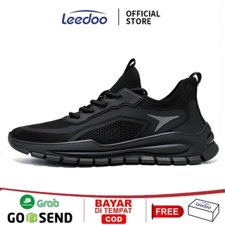 Leedoo Sepatu Jogging Pria Casual Sepatu Sneakers Kerja Fashion Cowok Kekinian Olahraga Shoes MR178