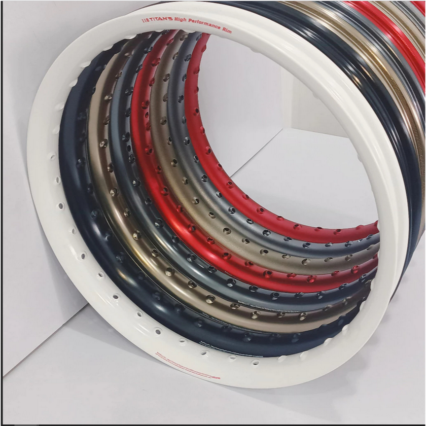 Jual VELG ALLOY RIMS TITANS U SHAPE / OVAL RING 18 KILAT SIZE : 18 X ...