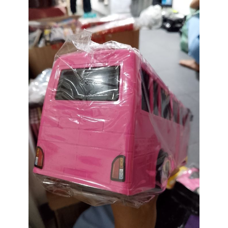 Jual mainan bus miniatur modifikasi rkc pink/pinky | Shopee Indonesia