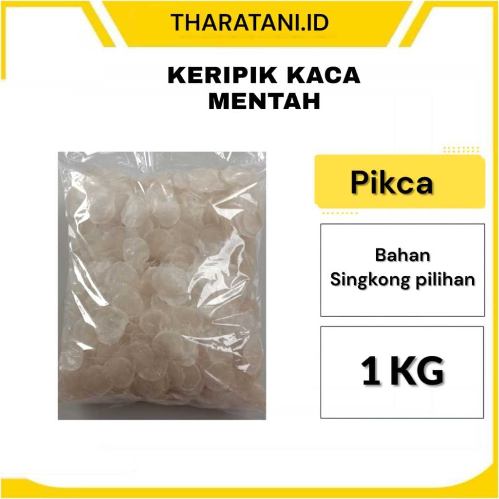 Jual Kripik Kaca Mentah Atau Pikca 1kg Dan 500g Siap Olah Bulat Tipis ...