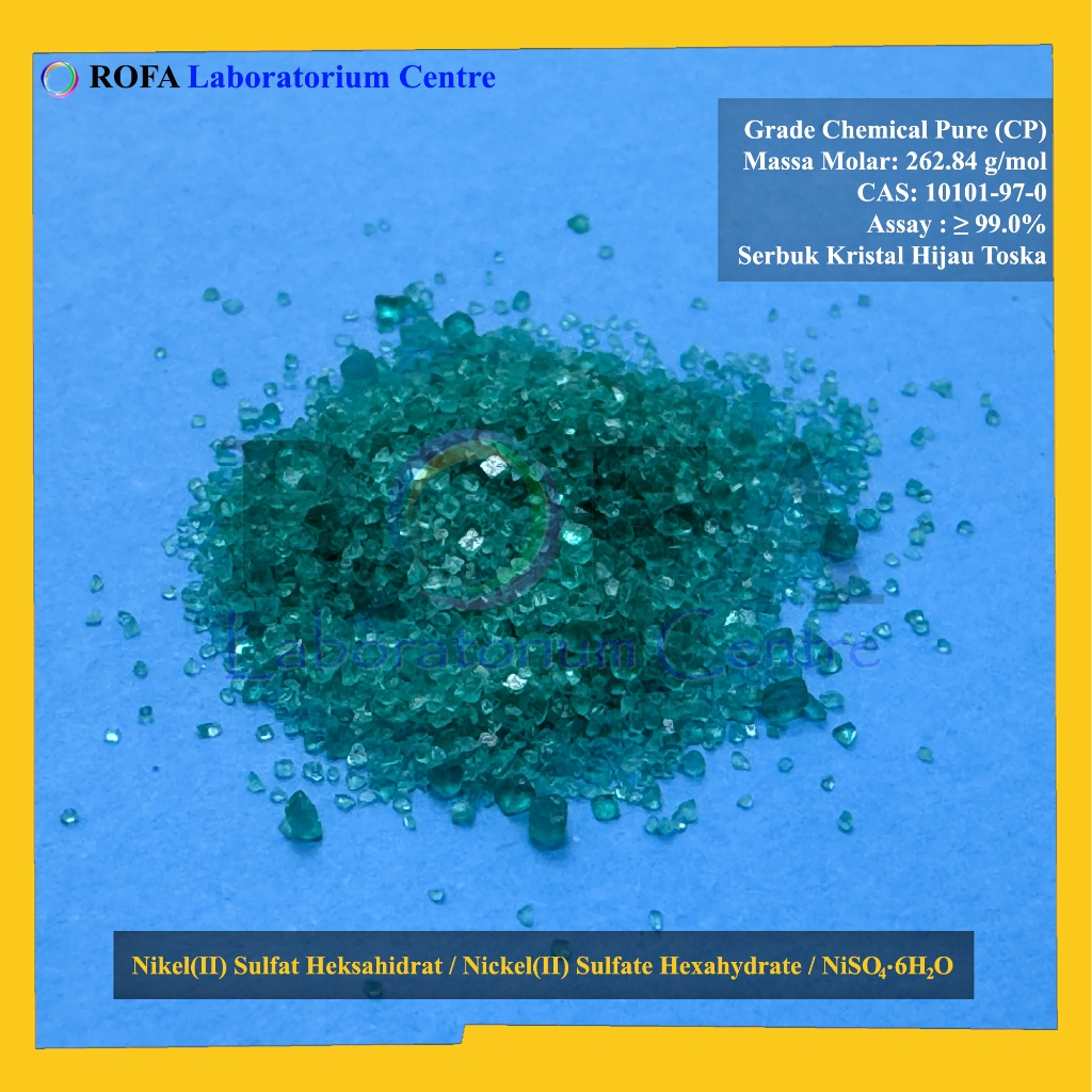 Jual ROFA Nikel(II) Sulfat Heksahidrat / Nickel(II) Sulfate Hexahydrate ...
