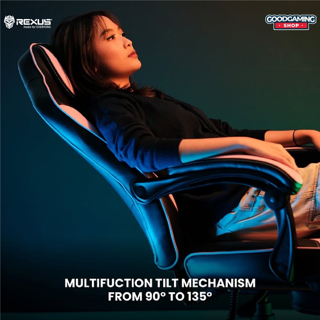 Jual Rexus RGC-R55 / RGC-R 55 Gaming Chair With Footrest Kursi Gaming ...