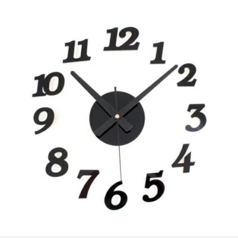 Jual jam dinding tempel tembok jam dinding analog jam dinding besar jam ...
