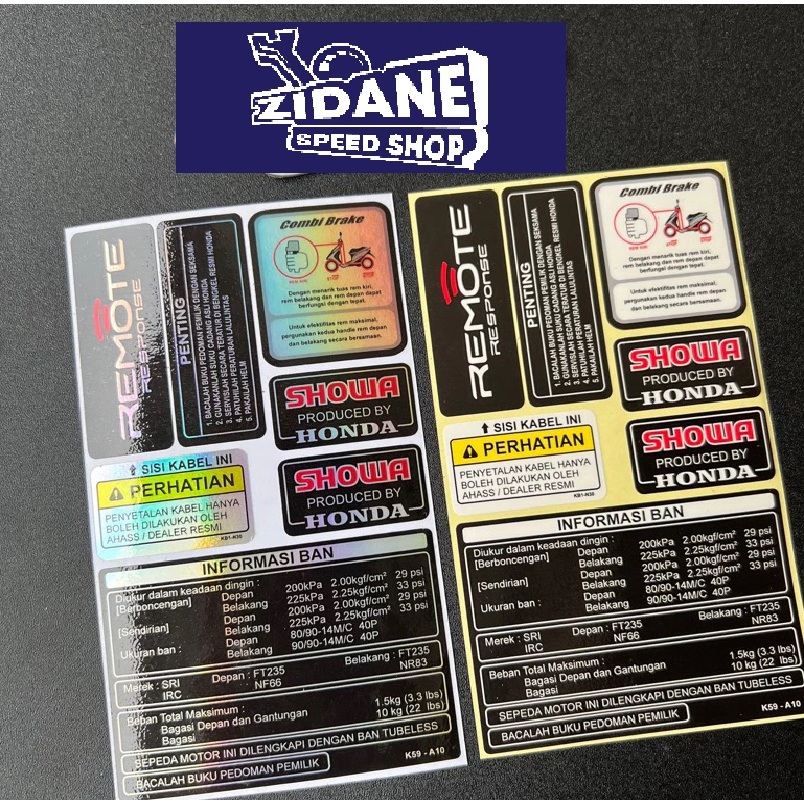 Jual STICKER PERINGATAN INFORMASI PENTING WARNING STIKER DETAIL WARNING ...