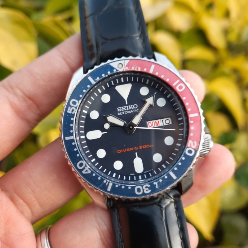 Corona Para Reloj Seiko SKX007, SKX009, 7S26, NH36, 4R36, Disco De Rueda Diurna En Español/Inglés