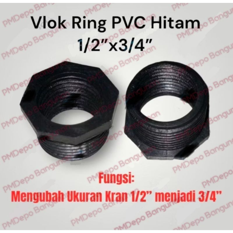 Jual Sambungan Kran 1/2" ke 3/4" (PVC) | Shopee Indonesia