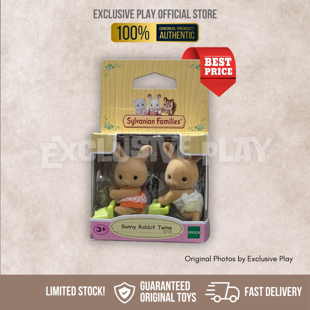 Jual Sylvanian Families - Mainan Koleksi Anak Sunny Rabbit Twins ...