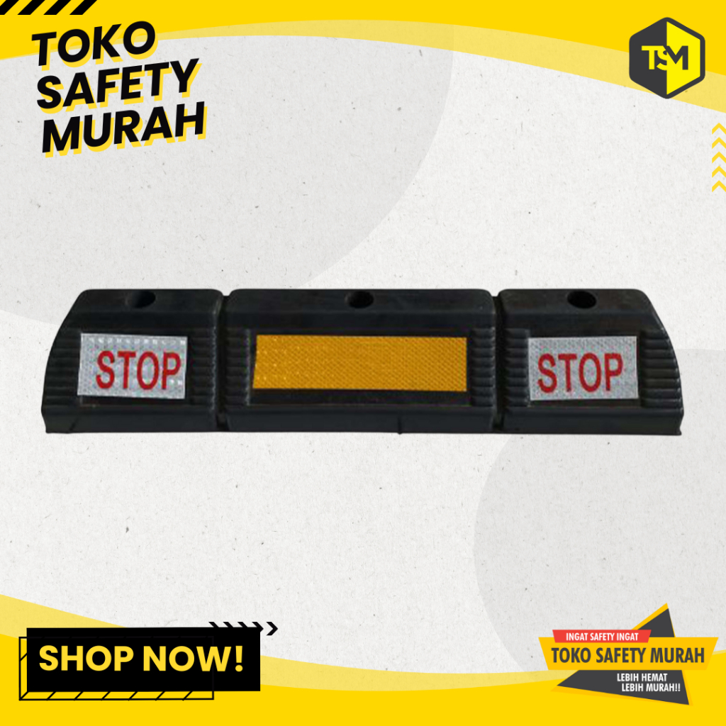 Jual Rubber Wheel Stopper STOP / Karet Pengganjal Ban Mobil Ganjalan ...