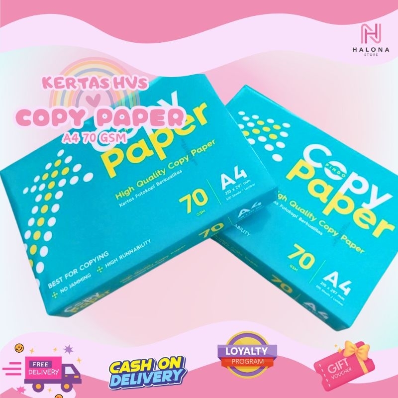Jual [1 RIM] Kertas HVS A4 Copy Paper 70GSM | Shopee Indonesia