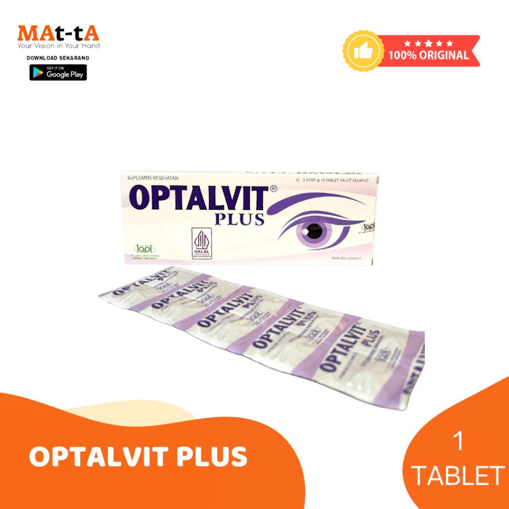 Jual Optalvit Plus 10 Tablet - Optalvit Vitamin Mata | Shopee Indonesia