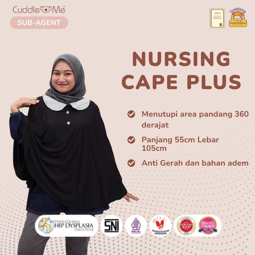 Jual Cover Menyusui - Nursing Cape CUDDLEME Apron Khusus Busui Model ...