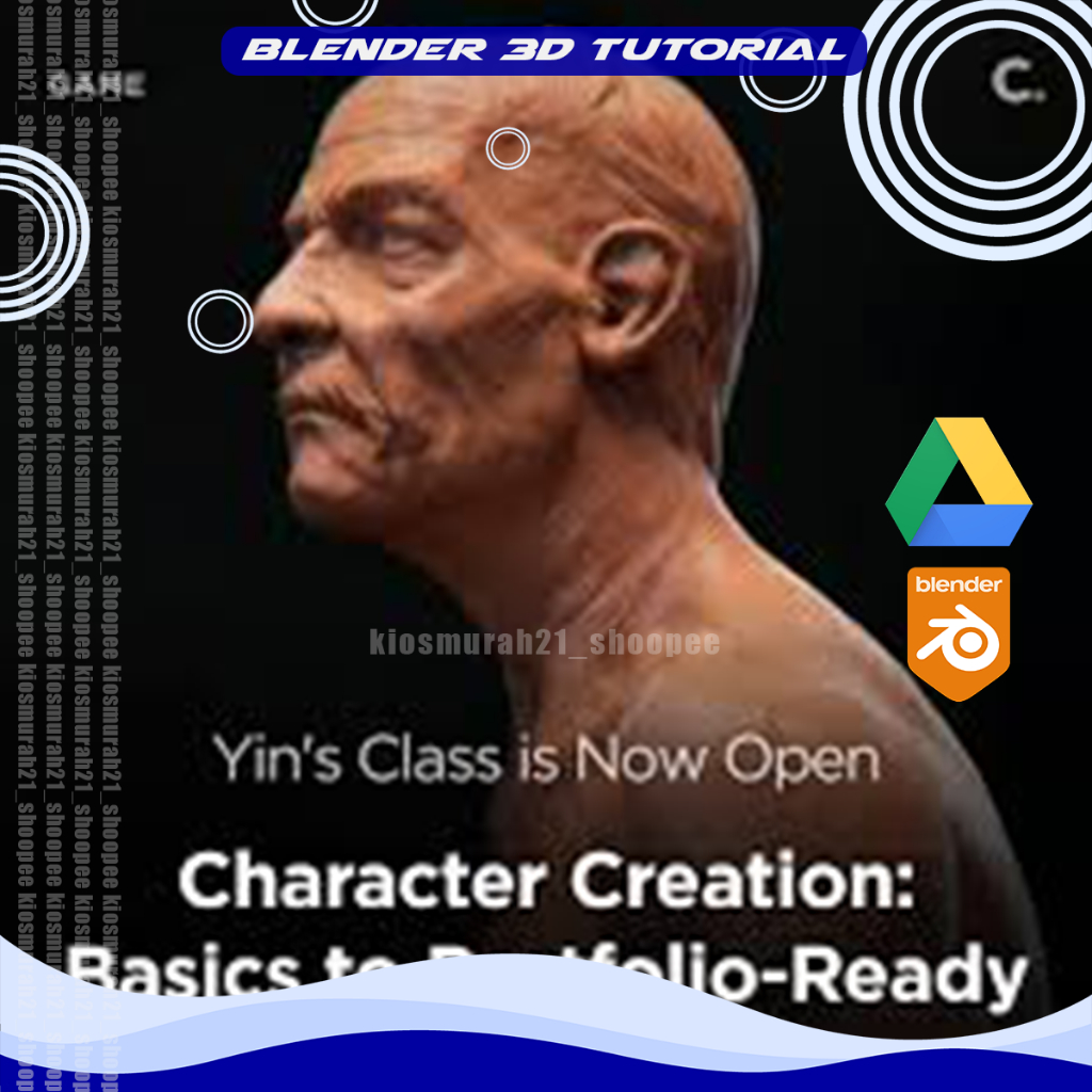 Jual Blender 3D Tutorial Ultimate Real Time Character Creation From ...