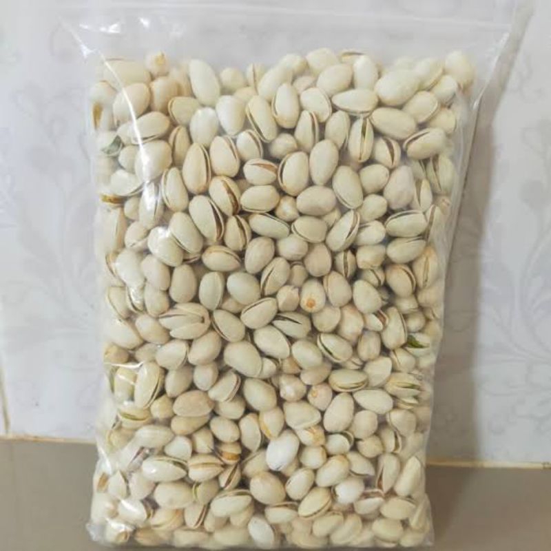 Jual Kacang Pistachio Kacang Fustuk 1Kg Khas Arab Kulit Putih Oleh Oleh ...