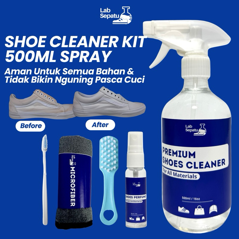 Jual Shoe Cleaner Kit - Pembersih Sepatu Canvas Suede Kulit Leather ...