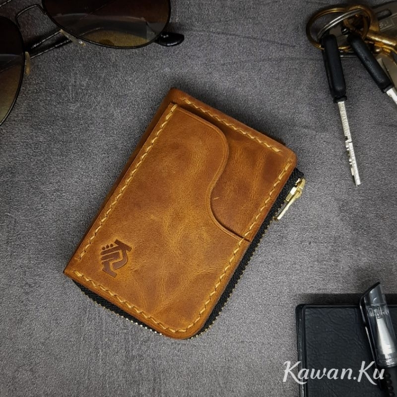 Jual Mudiwa Mini Compact Wallet - Dompet Simple Kulit Asli Premium Pria ...