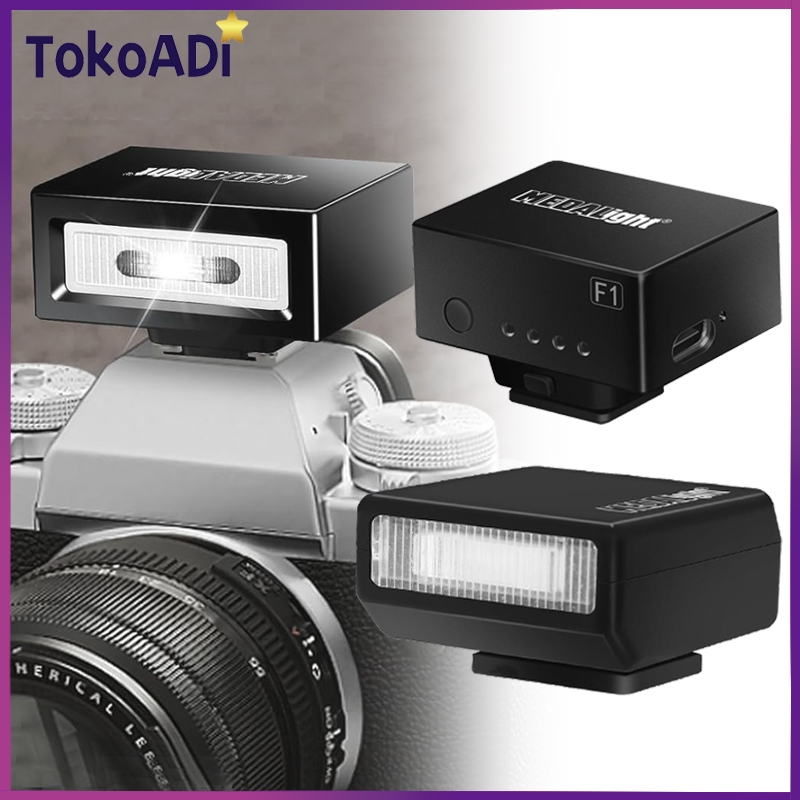 Jual Medalight F1/F1S Mini Rechargeable Camera Flash Light Speedlite ...
