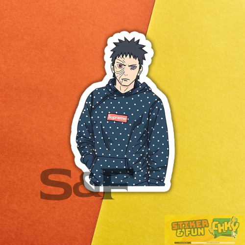 Jual Stiker Sticker Vinyl Laminasi OBITO SUPREME | Shopee Indonesia