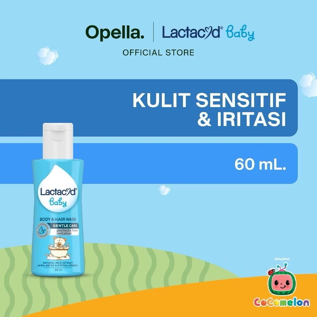 Jual Lactacyd Baby Gentle Care 2in1 Body Wash and Hair Shampoo 60 mL ...