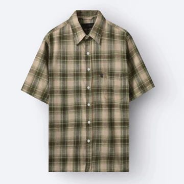 Broodis Kemeja Flannel Pria Lengan Panjang Dark Grodig