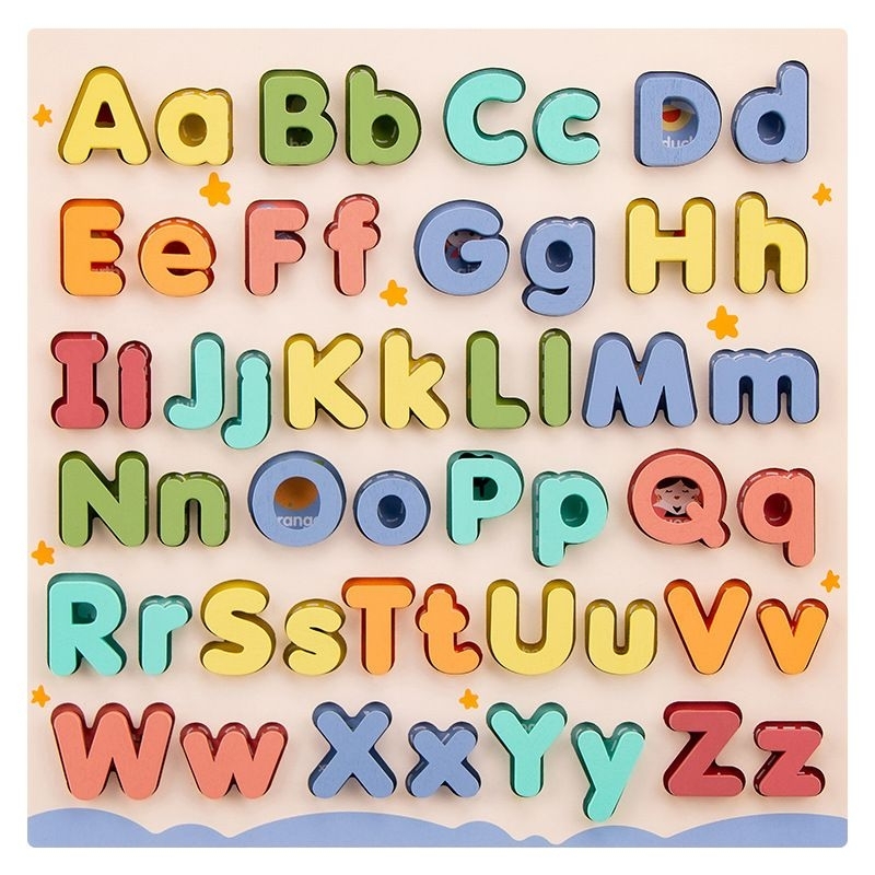 Jual ABC letter block / mainan puzzle huruf | Shopee Indonesia