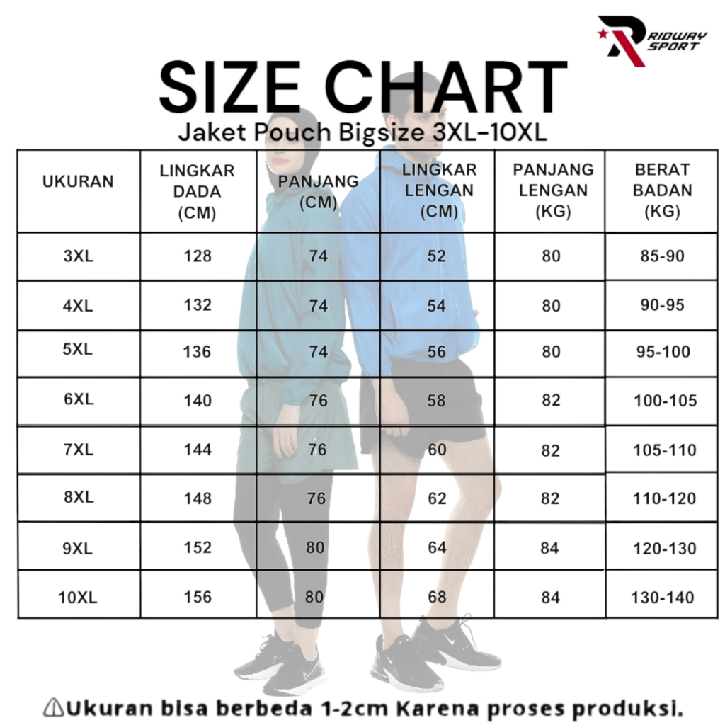 Jual Ridset Jaket trening jumbo bigsize oversize sauna olah raga anti ...