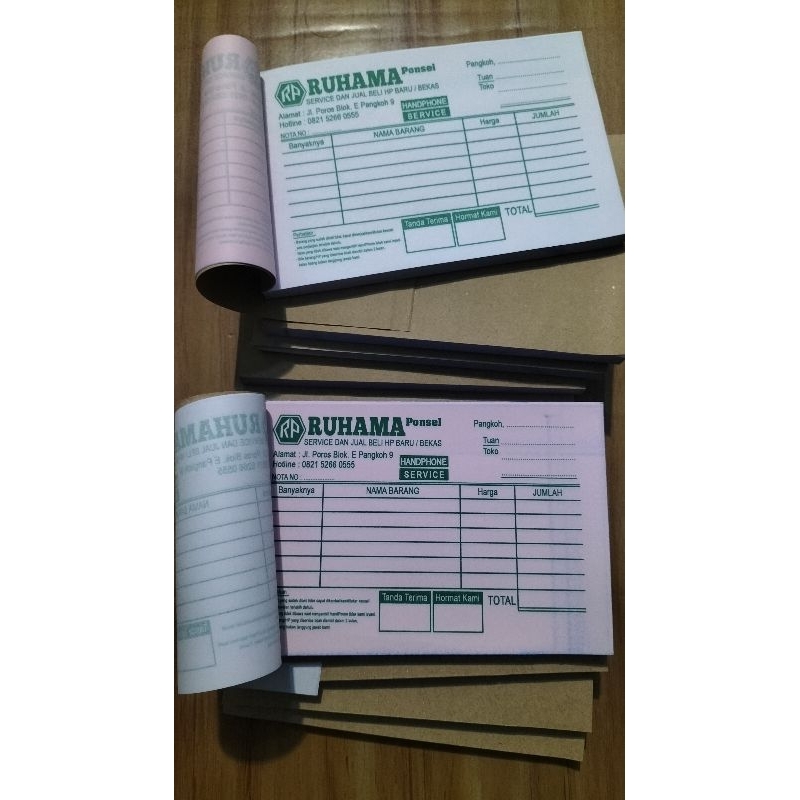 Jual Nota 1/4 folio custom | Shopee Indonesia