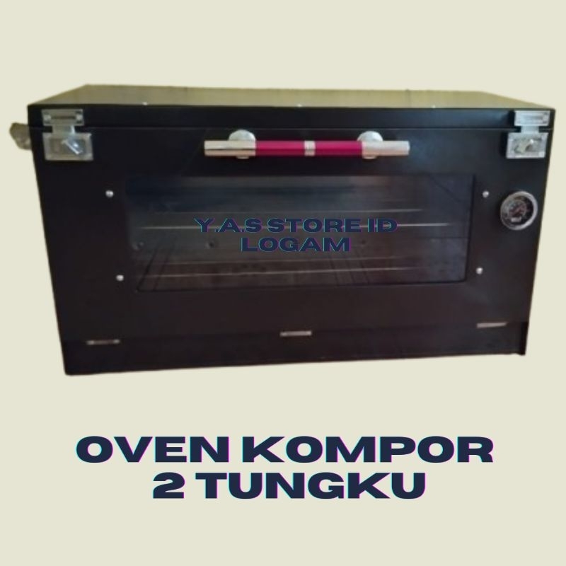 Jual Oven Kompor Stainless 2 Tungku – Oven Panggang Kue, Roti, Brownies ...