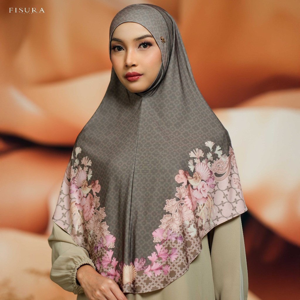 Fisura Scarf Khimar Jersey Jannah Instan L Vol.2 ( Hijab Bergo Bahan Ity Korean Jersey)