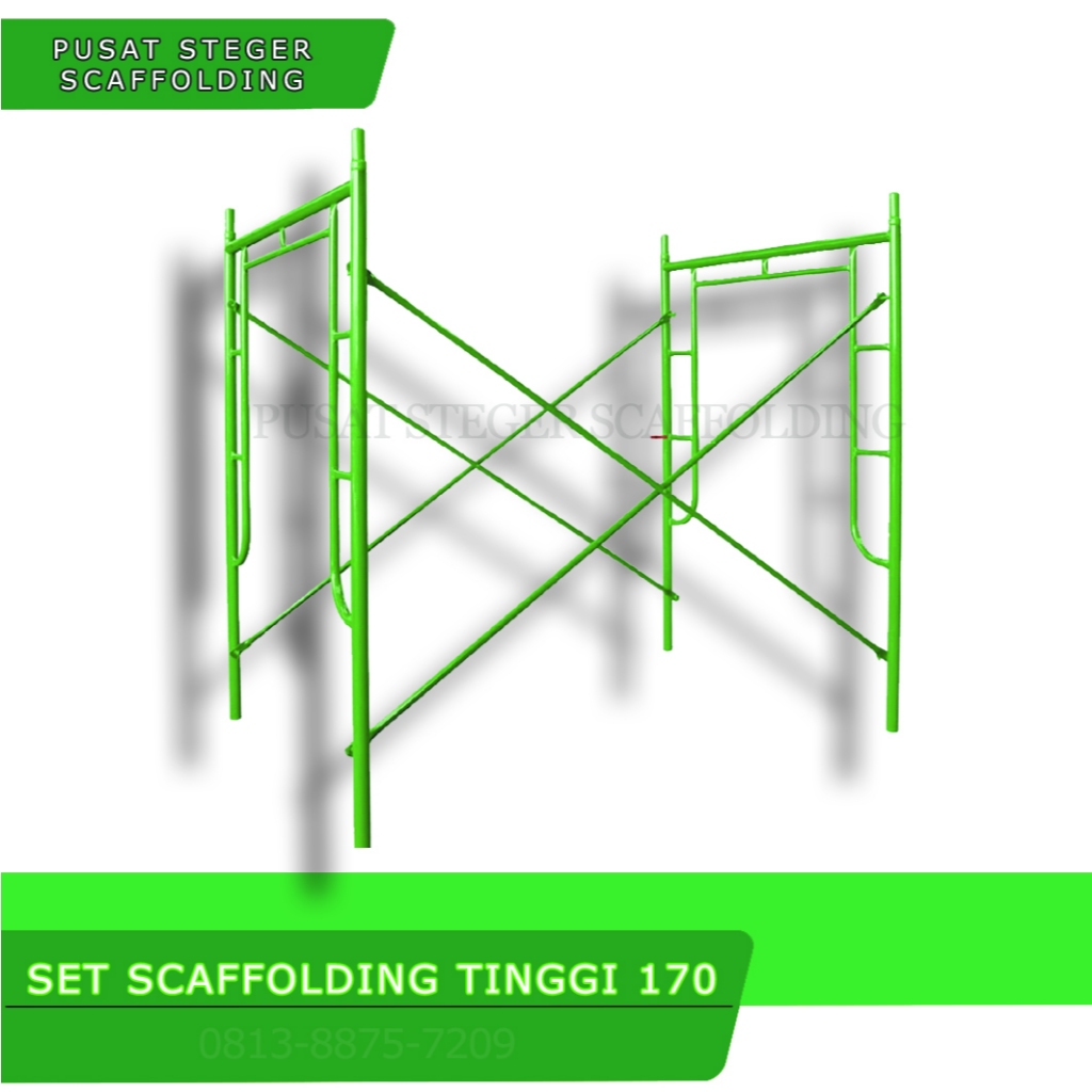 Jual Set Sacffolding Tinggi 170 Cm Lebar 120 Cm Panjang 180 Cm Pusat ...