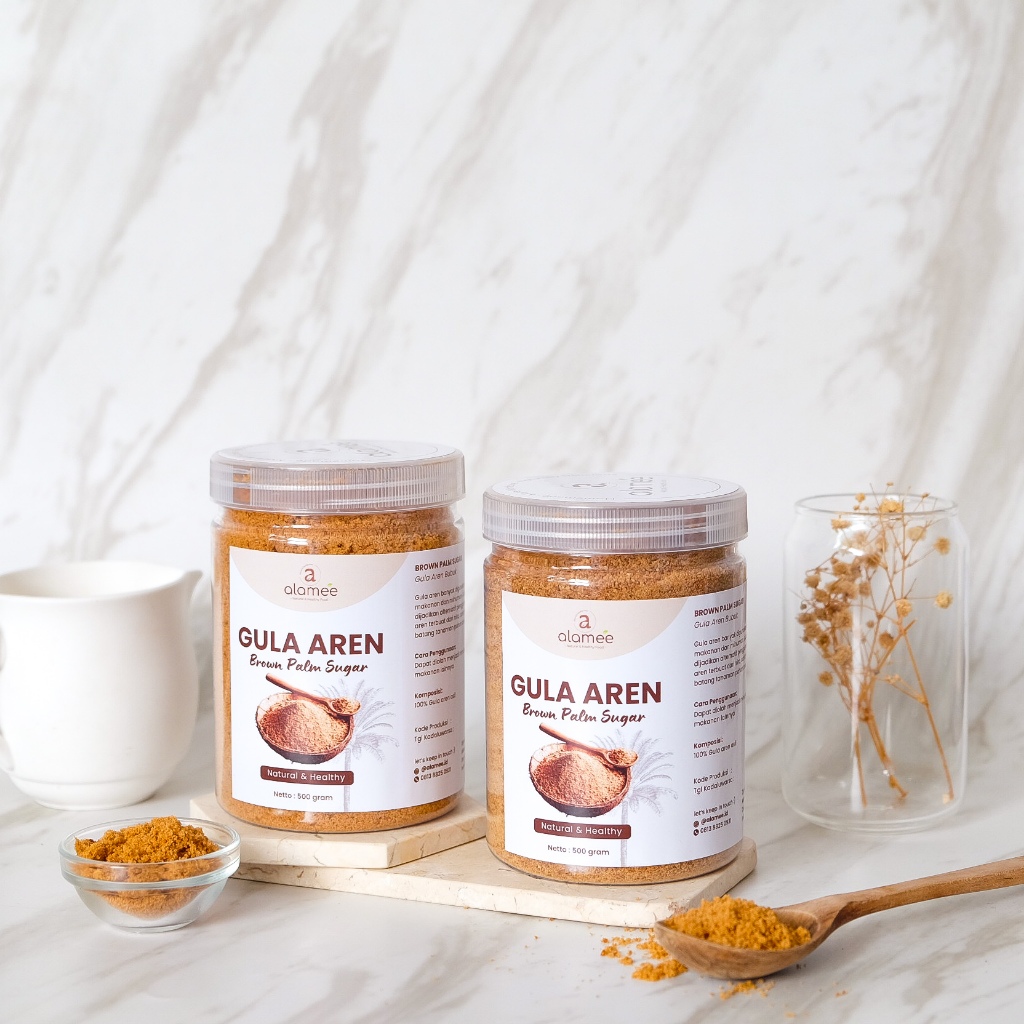 Jual ALAMEE Gula Aren Asli Bubuk Pure Palm Sugar Organik Premium Semut ...