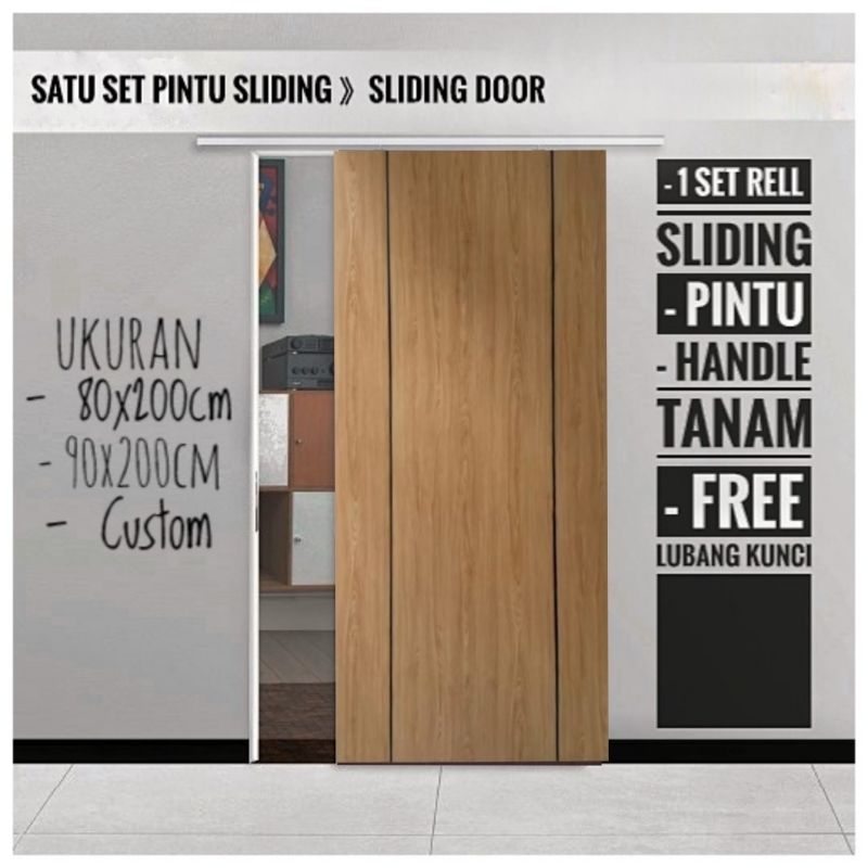 Jual pintu geser, Satu set pintu sleding, satu set pintu geser, pintu ...