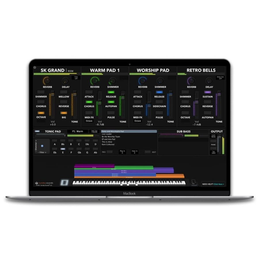 Jual Sunday Sounds Sunday Keys Template - MAINSTAGE | Shopee Indonesia