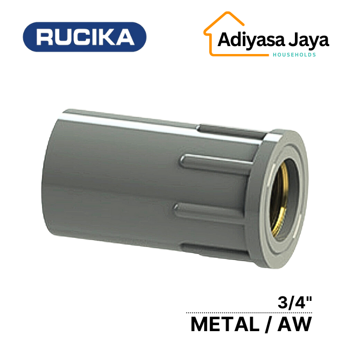 Jual Faucet Socket Metal AW 3/4 (Rucika) / SDD M (Sock Drat Dalam Metal ...