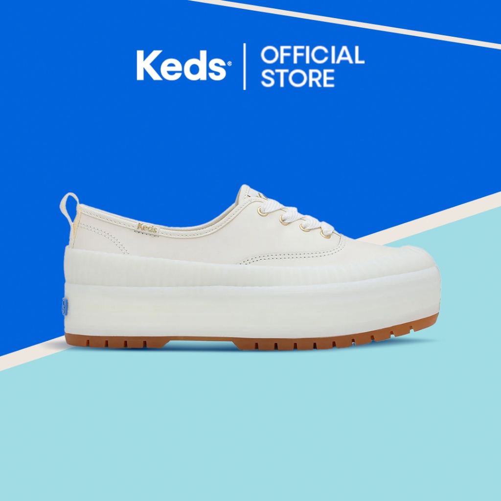 Keds Women's The Platform Mid Lug Weatherized Splash Canvas Boots In