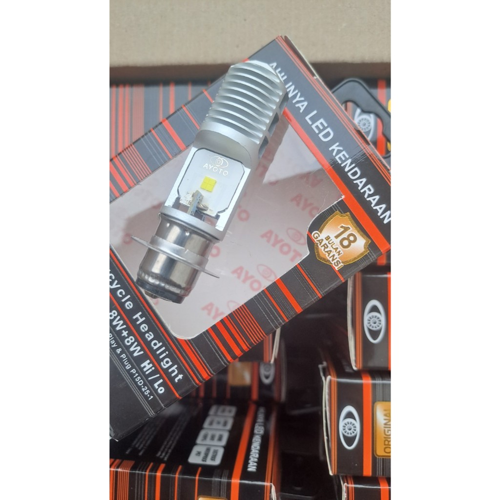 Jual Lampu LED Motor AYOTO M2A Pro Socket H6 AC DC Original Garansi ...