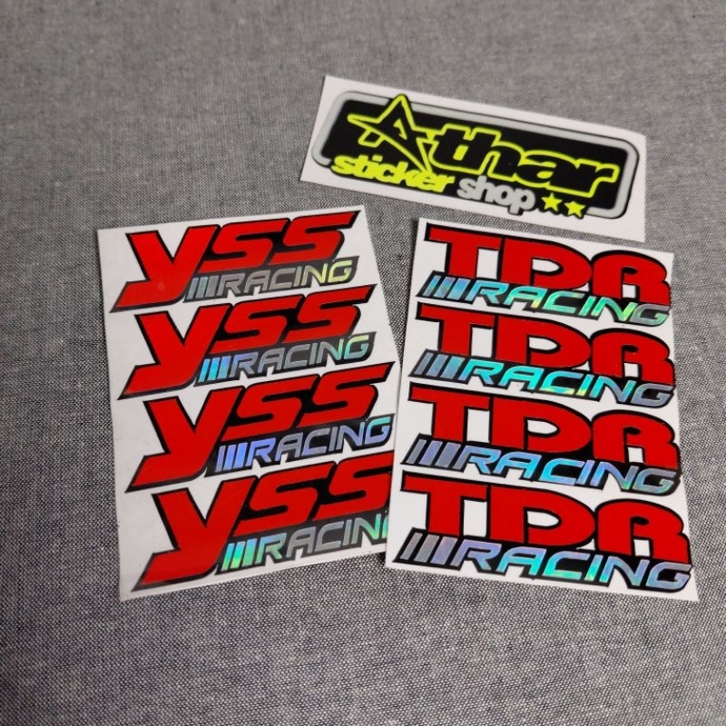 Jual stiker cutting yss racing stiker TDR racing stiker motor isi 4pcs ...